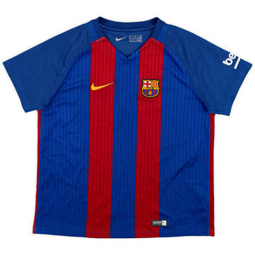 2016-17 Barcelona Home Shirt - 9/10 - (S.Boys)