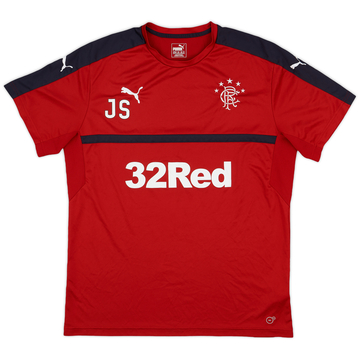 2016-17 Rangers Staff Issue Puma Training Shirt JS - 8/10 - (XXL)