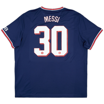 2021-22 Paris Saint-Germain Home Shirt Messi #30 - 10/10 - (XXL)