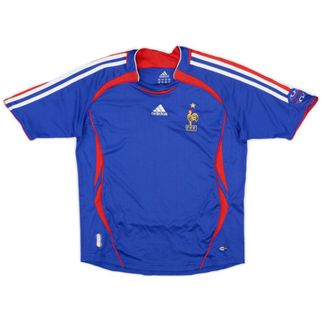 2006-07 France Home Shirt - 8/10 - (M.Boys)