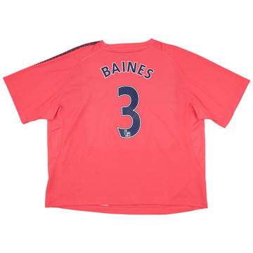 2010-11 Everton Away Shirt Baines #3 - 10/10 - (3XL)