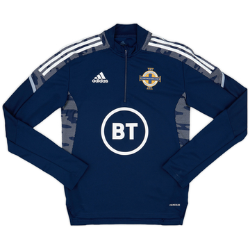 2021-22 Northern Ireland adidas 1/4 Zip Drill Top - 8/10 - (XS)