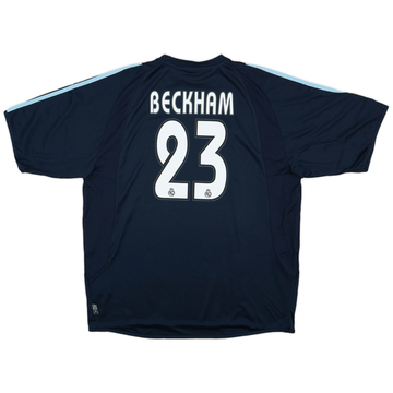 2003-04 Real Madrid Away Shirt Beckham #23 (XL)
