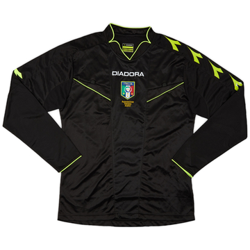 2013-14 Italy Diadora Referee L/S Shirt - 6/10 - (S)
