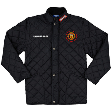 1998-99 Manchester United Umbro Padded Jacket - 9/10 - (Y)