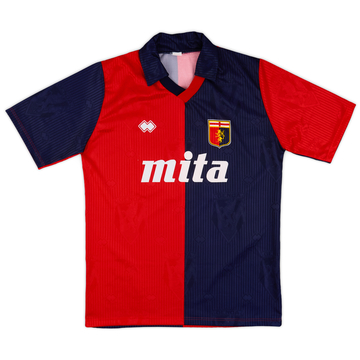 1990-91 Genoa Home Shirt #10 - 8/10 - (XL)