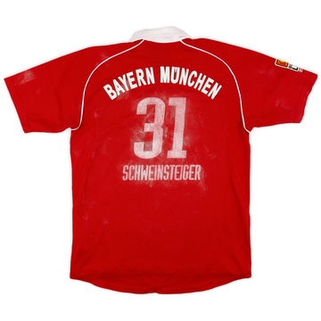 2005-06 Bayern Munich Home Shirt Schweinsteiger #31 - 3/10 - (XL.Boys)