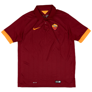2014-15 Roma Home Shirt - 7/10 - (XL.Boys)