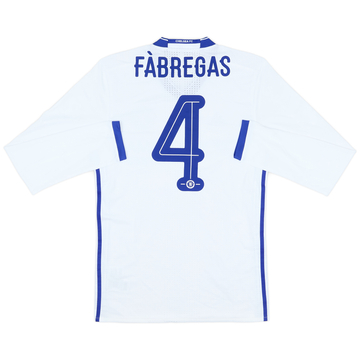 2016-17 Chelsea Player Issue Third L/S Shirt Fabregas #4 (M)
