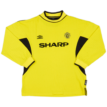 1999-00 Manchester United GK Shirt - 8/10 - (L.Boys)