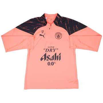 2023-24 Manchester City Player Issue 1/4 Zip Training Top #17 (De Bruyne)