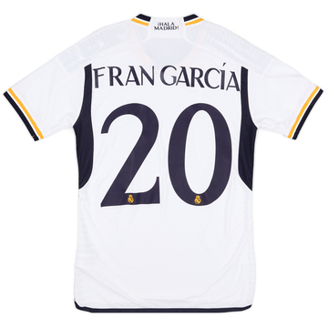 2023-24 Real Madrid Authentic Home CL Shirt Fran Garcia #20 (S)