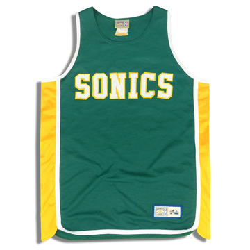 1980s Seattle Supersonics Majestic Hardwood Classics Jersey L