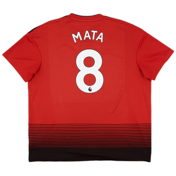 2018-19 Manchester United Home Shirt Mata #8 - 6/10 - (XXL)