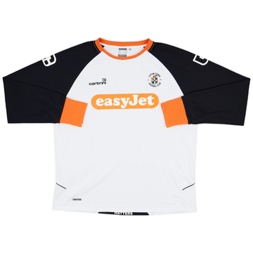2009-10 Luton Town Away L/S Shirt - 9/10 - (XXL)