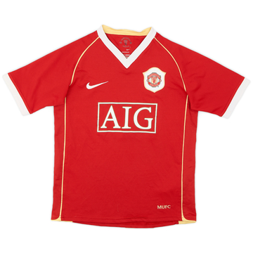 2006-07 Manchester United Home Shirt - 6/10 - (M.Boys)