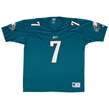 1996-98 Philadelphia Eagles Hoying #7 Champion Home Jersey - 9/10 - (XXL)