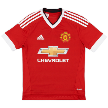 2015-16 Manchester United Home Shirt - 9/10 - (L.Boys)