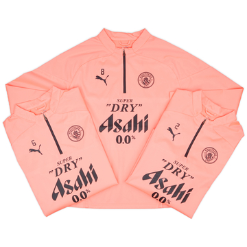 2024-25 Manchester City Player Issue 1/4 Zip Rain Top # - 9/10