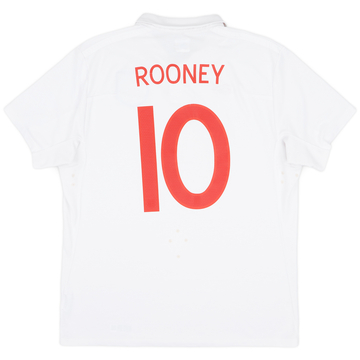 2009-10 England Home Shirt Rooney #10 - 7/10 - (L)