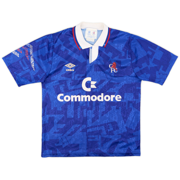 1991-93 Chelsea Home Shirt - 8/10 - (S)