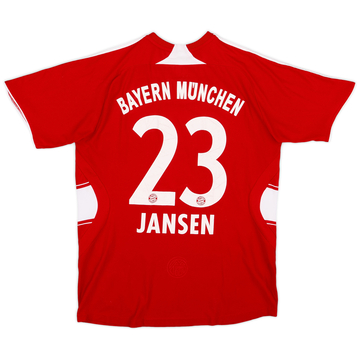 2007-08 Bayern Munich Home Shirt Jansen #23 - 5/10 - (XL.Boys)