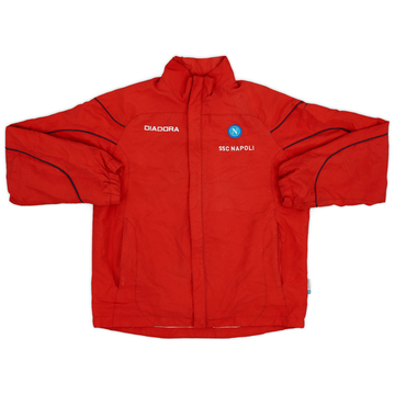 2007-08 Napoli Diadora Track Jacket - 8/10 - (XL.Boys)