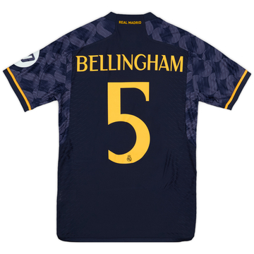 2023-24 Real Madrid Authentic Away Shirt Bellingham #5 (XS)