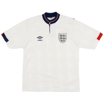 1987-90 England Home Shirt - 6/10 - (S)