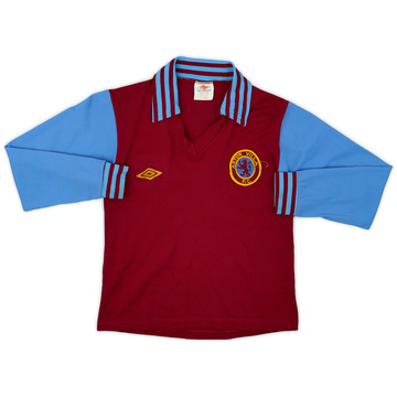 1976-81 Aston Villa Home L/S Shirt - 7/10 - (M.Boys)