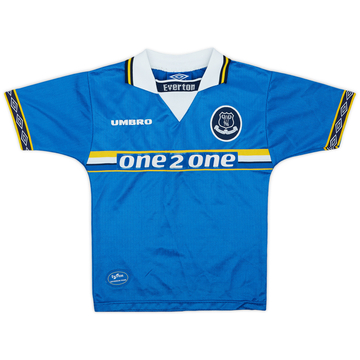 1997-99 Everton Home Shirt - 8/10 - (6-7 Years)