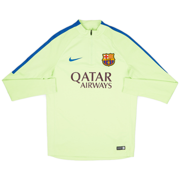 2017-18 Barcelona Nike 1/4 Zip Training Top - 8/10 - (L)