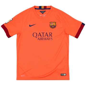 2014-15 Barcelona Away Shirt - 7/10 - (XL.Boys)
