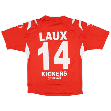 2009-10 Kickers Offenbach Home Shirt Laux #14 - 6/10 - (L.Boys)