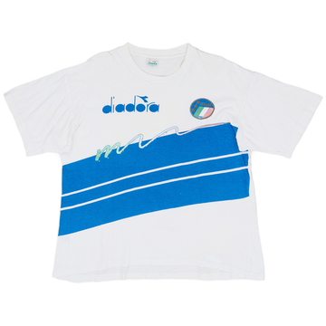 1990-92 Italy Diadora Leisure Tee - 7/10 - (L)