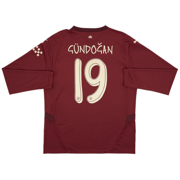 2024-25 Manchester City Third L/S Shirt Gundogan #19