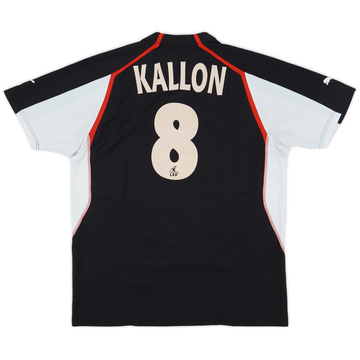 2004-05 Monaco Away Shirt Kallon #8 - 5/10 - (L)