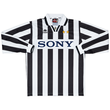 1995-97 Juventus Home L/S Shirt - 8/10 - (L)
