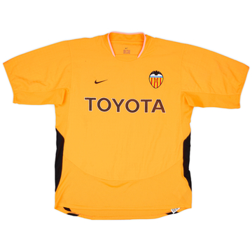 2003-04 Valencia Match Issue Away Shirt #12