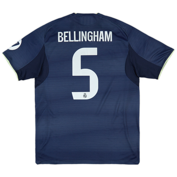 2025-26 Real Madrid Authentic Away Shirt Bellingham #5
