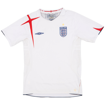 2005-07 England Home Shirt - 5/10 - (S)