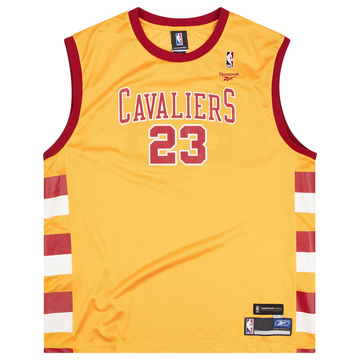 1975-76 Cleveland Cavaliers James #23 Reebok Hardwood Classics Jersey (Home) XXL
