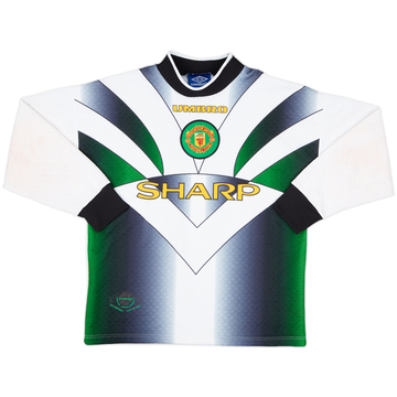1996-97 Manchester United GK Shirt - 6/10 - (XL.Boys)