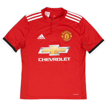 2017-18 Manchester United Home Shirt - 9/10 - (L.Boys)