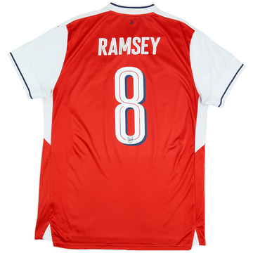 2016-17 Arsenal Home Shirt Ramsey #8 - 6/10 - (XL)