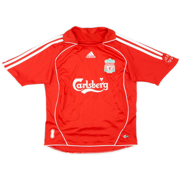 2006-08 Liverpool Home Shirt - 6/10 - (S.Boys)