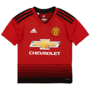 2018-19 Manchester United Home Shirt - 8/10 - (S.Boys)