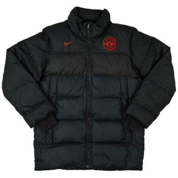 2010-11 Manchester United Nike Padded Bench Coat - 8/10 - (L)