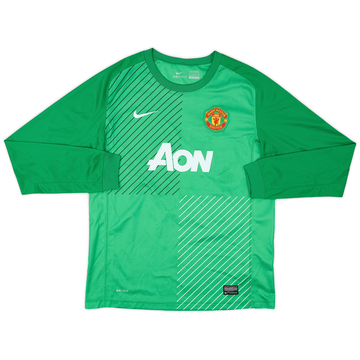 2013-14 Manchester United GK Shirt - 7/10 - (XL.Boys)