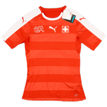 2016-17 Switzerland Authentic (ACTV Fit) Home Shirt (M)